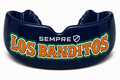 Sempre Custom Club Logo Gumshield - Los Banditos example in navy blue
